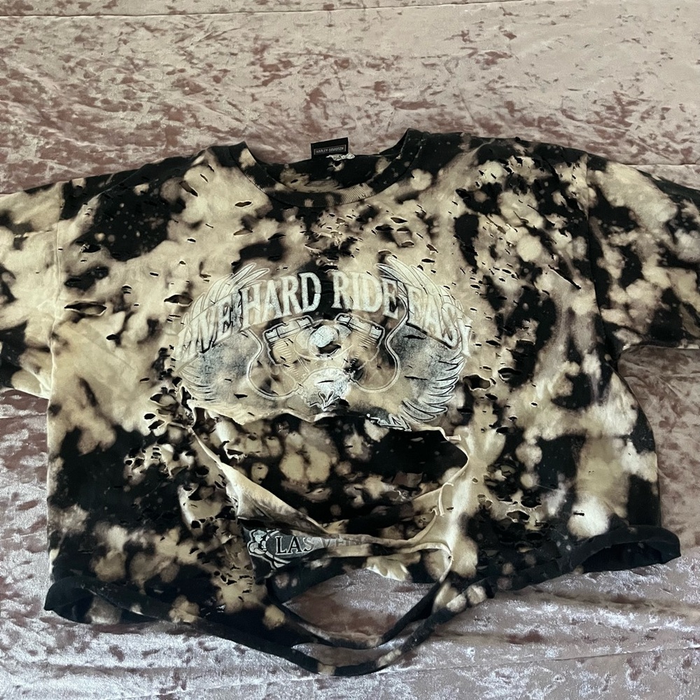 Vintage distressed Harley Davidson shirt